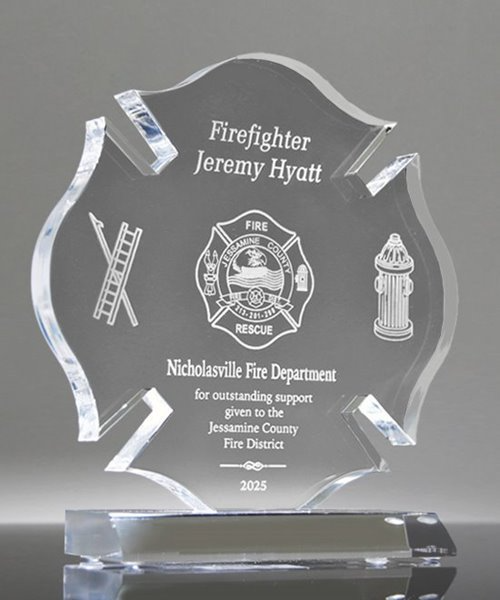 Fire Dept Maltese Cross Award